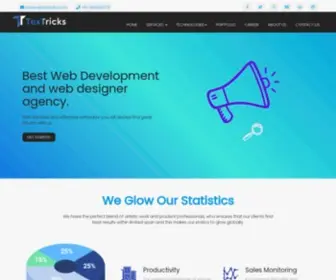 Textricks.com(Website development company) Screenshot