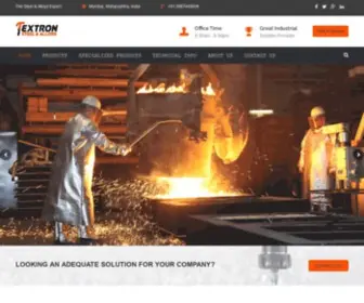 Textronsteelalloys.com(Textron Steel and Alloys) Screenshot