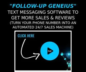 Textsintosales.com(FOLLOW-UP GENEIUS) Screenshot