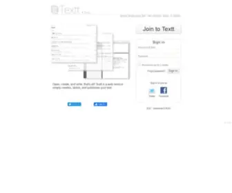 Textt.net(Textt) Screenshot