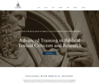 Textualcriticism.org(The Center for Research of Biblical Manuscripts & Inscriptions) Screenshot