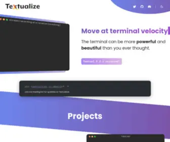 Textualize.io(Textualize) Screenshot