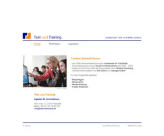 Textundtraining.de(Text und Training) Screenshot