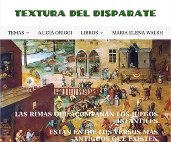 Texturadeldisparate.com(Textura del Disparate) Screenshot