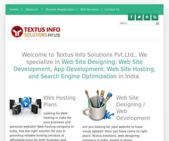 Textussolutions.com(Web Hosting) Screenshot