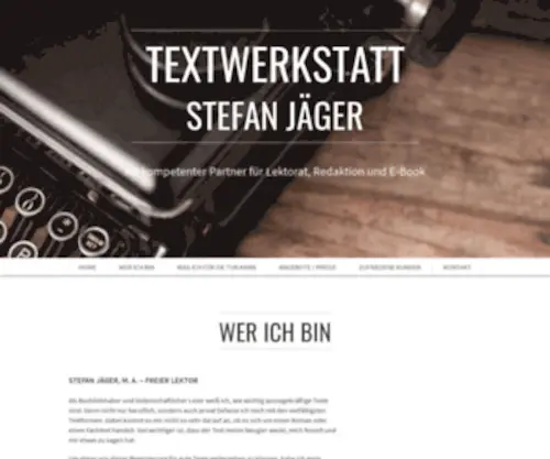 Textwerkstatt-Jaeger.de(Textwerkstatt Jaeger) Screenshot