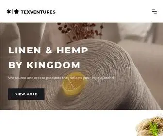 Texventures.in(Leaders in Linen & Hemp suppliers and more) Screenshot