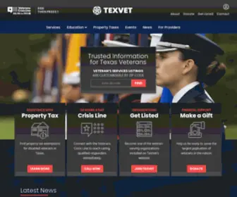 Texvet.org(Welcome) Screenshot