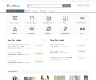 Texvista.com(Textile Business Directory) Screenshot