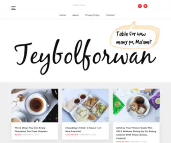 Teybolforwan.com(Food Blog) Screenshot