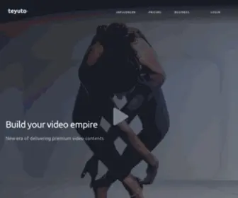 Teyuto.com(OTT, Live Streaming, VOD Streaming, Video Monetization Platform) Screenshot