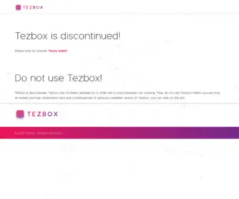 Tezbox.com(Secure Tezos Wallet) Screenshot