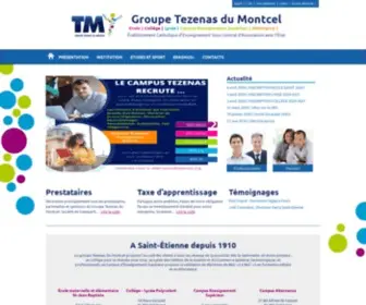 Tezenas.org(Groupe Tezenas du Montcel) Screenshot