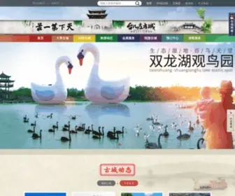 Tezgc.com(台儿庄古城网站) Screenshot