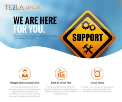 Tezlagroup.com(Get 24x7 IT Support from a trusted IT Company. Tezla Group services) Screenshot