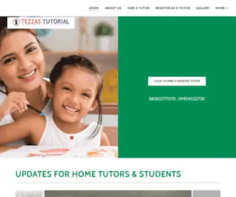 Tezzastutorial.com(Best Home Tutor in Kanpur) Screenshot