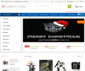 TF-Direct.com(Transformers direct) Screenshot