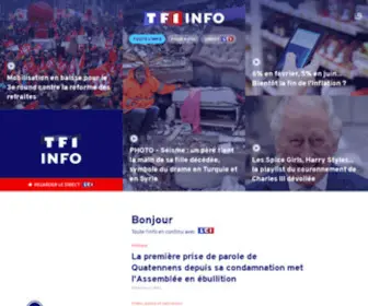 TF1Info.fr(TF1 INFO) Screenshot