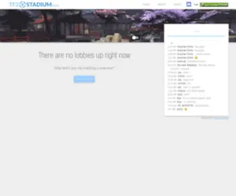 TF2Stadium.com(TF2Stadium, the free and open source TF2 Lobby website) Screenshot