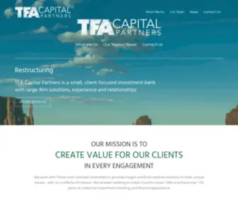 Tfacp.com(TFA Capital Partners) Screenshot