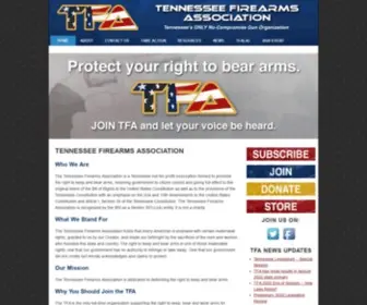 Tfaonline.org(Tennessee Firearms Association) Screenshot