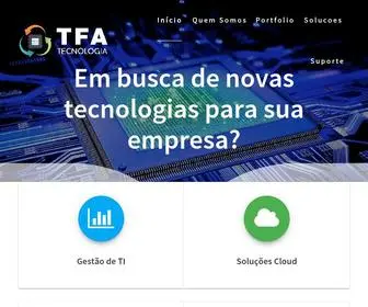 Tfatecnologia.com.br(TFA) Screenshot