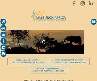 Tfatravel.com(Real sustainable tourism in Africa) Screenshot