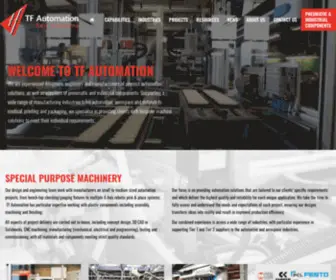 Tfautomation.co.uk(Special Purpose Machinery) Screenshot