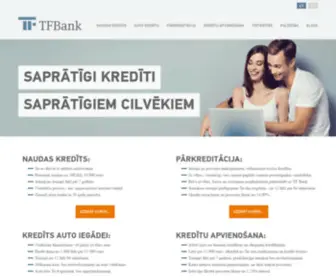 Tfbank.lv(TF Bank) Screenshot