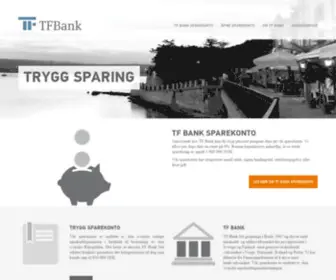 Tfbank.no(Lån) Screenshot