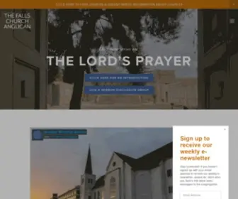 Tfcanglican.org(The Falls Church Anglican) Screenshot