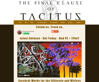 Tfcot.com(The Final Clause of Tacitus) Screenshot