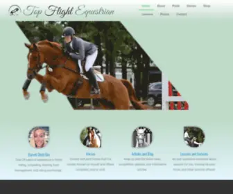 Tfequestrian.com(Top Flight Equestrian) Screenshot