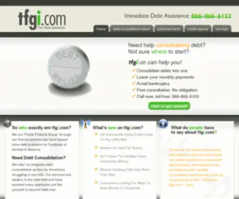 Tfgi.com(Debt Consolidation) Screenshot