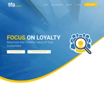 TFgloyalty.com(Technology-Driven Rewards Programs for Every Business) Screenshot