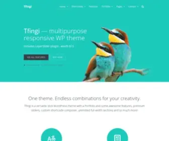 Tfingi.com(A responsive WordPress theme) Screenshot