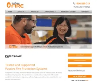 Tfire.com.au(Passive Fire Protection System) Screenshot