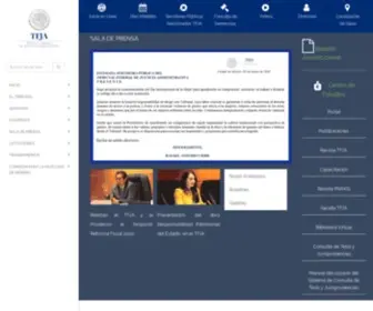 Tfja.gob.mx(INICIO) Screenshot