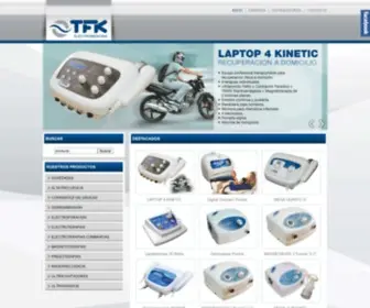 Tfkelectromedicina.com.ar(TFK Electromedicina) Screenshot