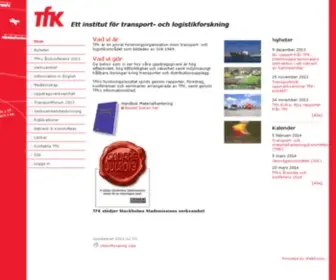 TFK.se(Ett institut för transport) Screenshot