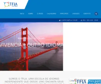 Tfla.com.br(Curso de Inglês em Belo Horizonte) Screenshot