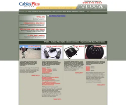 Tfoca-Tactical-Fiber.com(TFOCA Tactical Fiber Optic Cable) Screenshot