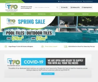 Tfo.com.au(Sydney’s Biggest Tile Store) Screenshot