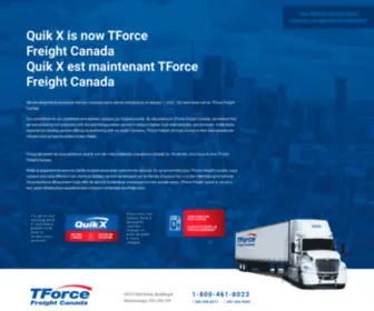 Tforcefreightcanada.com(TForce Freight Canada) Screenshot