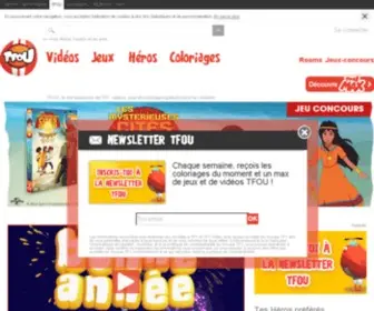 Tfou.com(Regardez nos programmes Jeunesse) Screenshot
