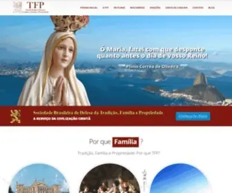 TFP.org.br(Site TFP) Screenshot