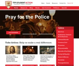 TFPstudentaction.org(TFP Student Action) Screenshot