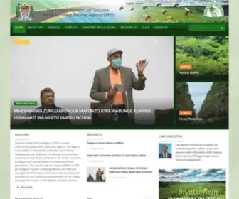 TFS.go.tz(Tanzania Forest Service Agency (TFS)) Screenshot