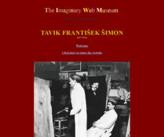 Tfsimon.com(Website dedicated to the great Czech artist Tavik Frantisek Simon) Screenshot