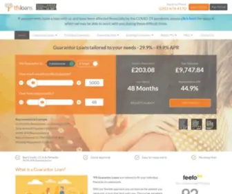 TFsloans.co.uk(Guarantor Loans) Screenshot